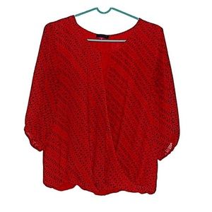 Vince Camuto Polka Dots Blouse